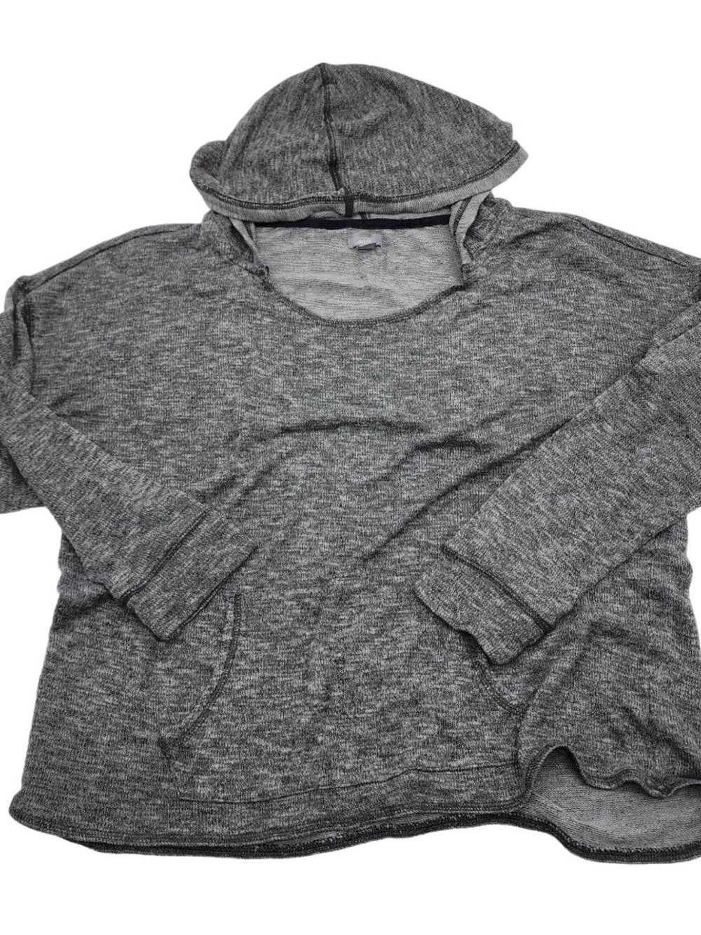 Aerie Gray Terry Hoodie Womens size Large